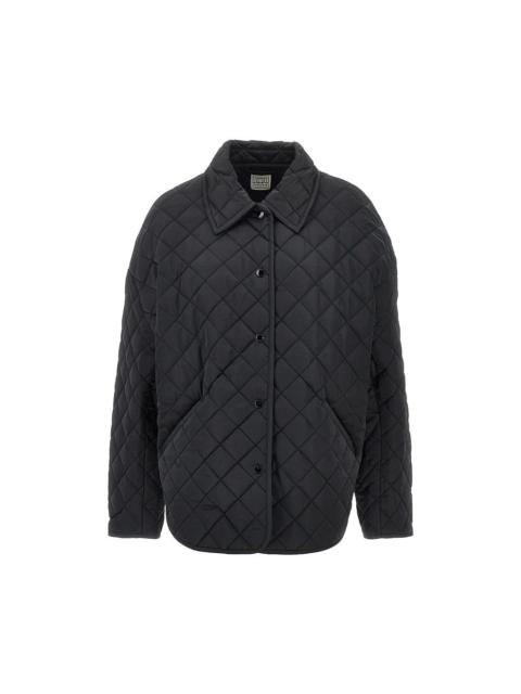 TOTEME Toteme Quilted Oversized Jacket Black