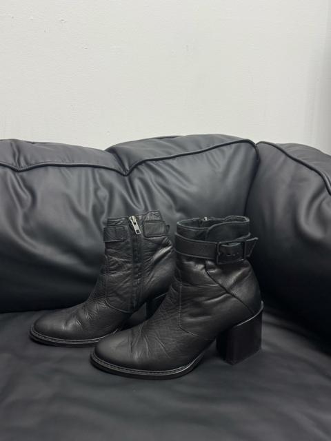 Helmut Lang Helmut Lang leather high heel boots