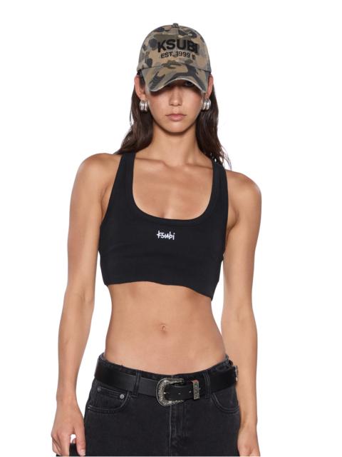 Ksubi 1999 ORIGIN CROPPED TANK BLACK