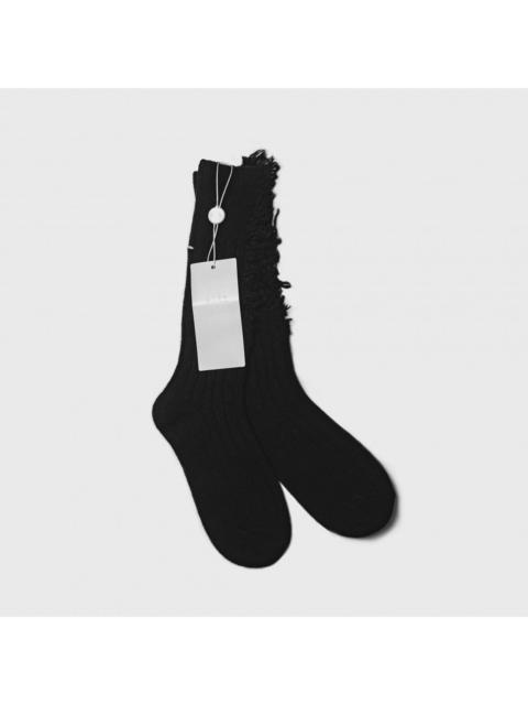 Frayed Detail Socks
