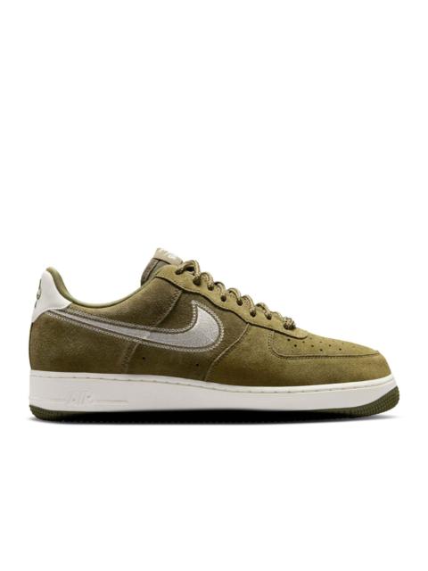 Nike AIR FORCE 1 '07 LV8 'EMBROIDERED SWOOSH - MEDIUM OLIVE SAIL'