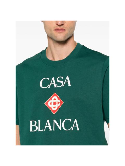 CASABLANCA Casablanca Green T-Shirts & Vests - T-Shirts Men