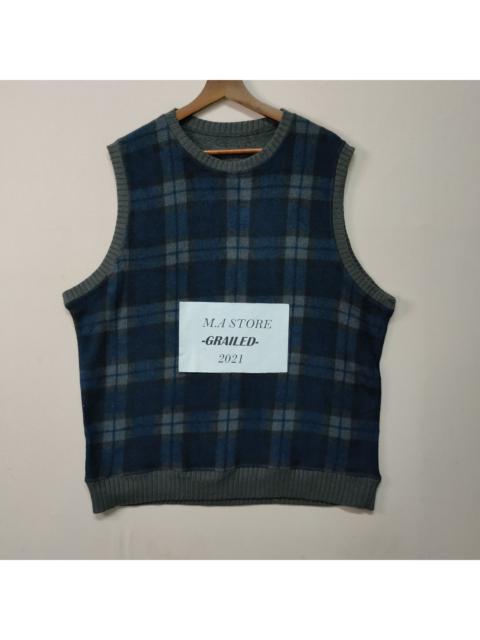 Other Designers Other - Vintage Unbranded Checkred Design Reversable Vest