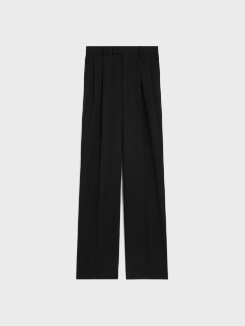 CELINE jazz trousers IN DIAGONAL WOOL