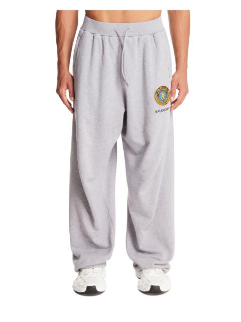 Gray Cotton Jogging Trousers