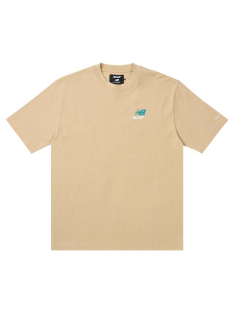 PALACE Palace x New Balance Logo T-Shirt 'Tan'