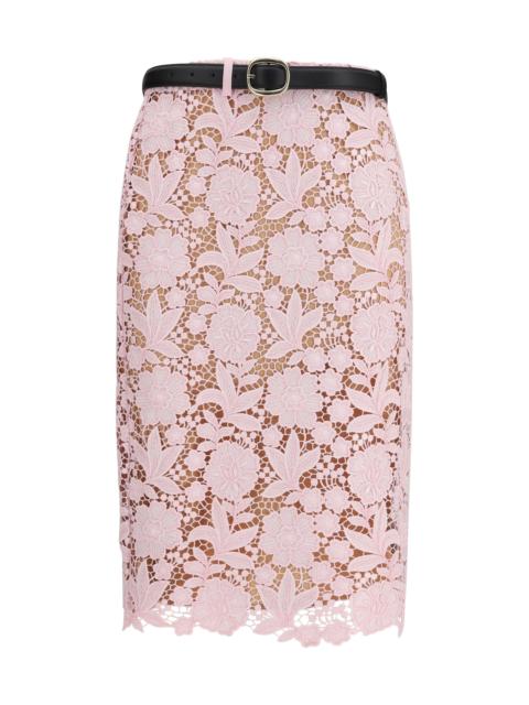 self-portrait Self-Portrait Women Lace Midi Skirt