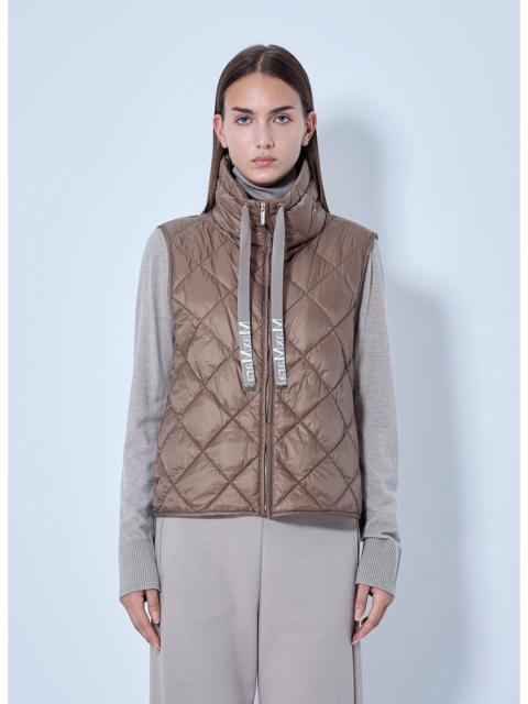 Max Mara Max Mara Women Quilted Gilet With High Neck