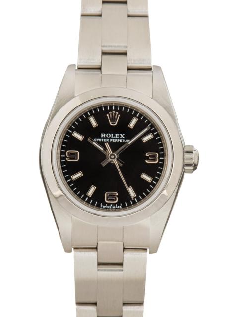 Rolex Oyster Perpetual 76080 Black Dial
