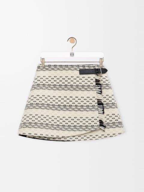 Loewe Skirt in wool blend jacquard