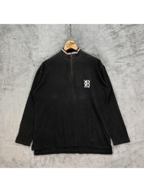 Other Designers VINTAGE CALVIN KLEIN HALF ZIP LONG SLEEVE #5072-33