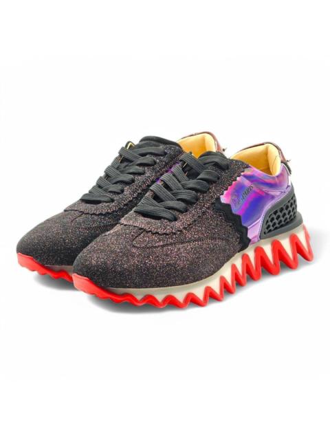 Christian Louboutin Loubishark Glitter Iridescent Sneakers - EU 42.5 / US 9.5