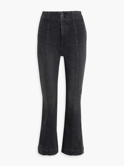 VERONICA BEARD Carson high-rise kick-flare jeans