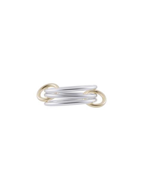 Spinelli Kilcollin Spinelli Kilcollin Solarium Stack Ring in Silver/Gold at Nordstrom