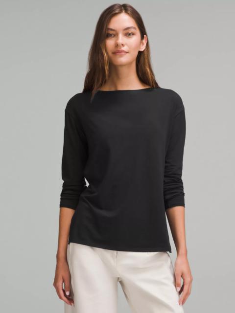 lululemon Relaxed-Fit Boatneck Long-Sleeve Shirt