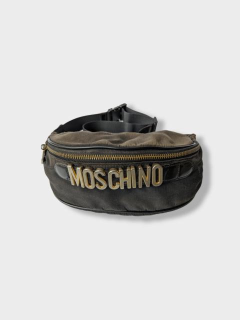 Moschino Authentic vintage MOSCHINO Waist bag redwall golden letter