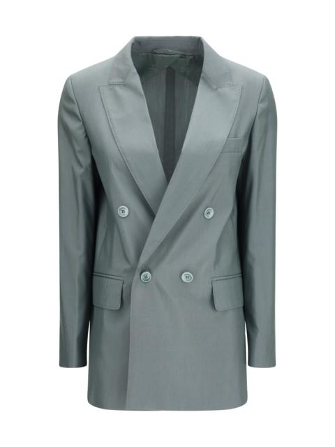 Max Mara Max Mara Mxmalbata Blazer In Wool And Silk