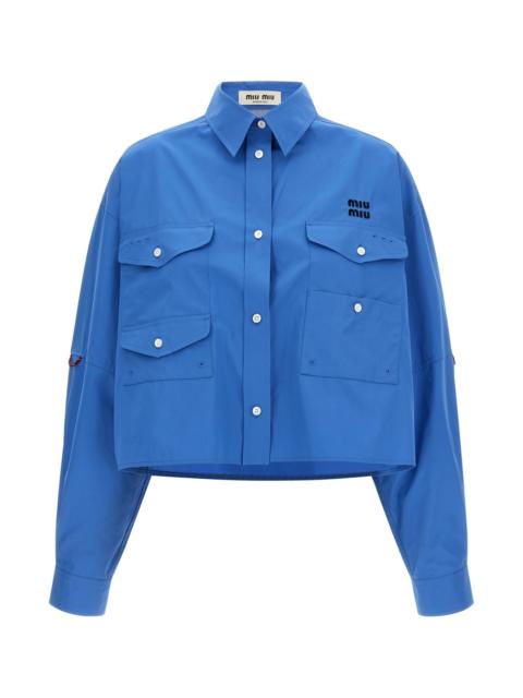Miu Miu Cropped overshirt