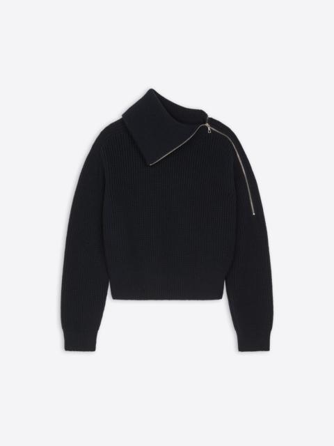 Dries Van Noten ZIPPED WOOL SWEATER