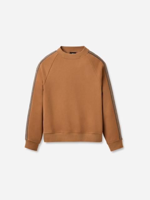 UGG ® Men's Tasman Crewneck Cotton Blend Tops in Chestnut