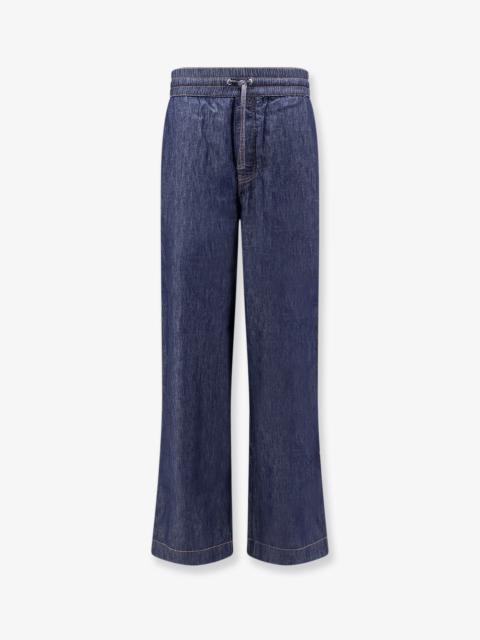 Loewe Loewe Adjustable Drawstring Jeans Blue