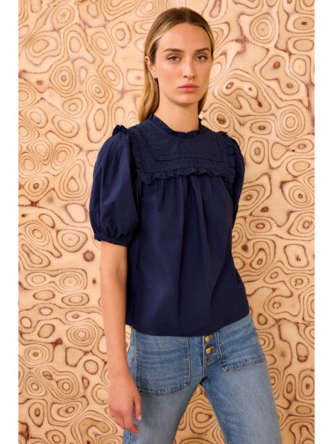 ULLA JOHNSON Adeline Puff Sleeve Top