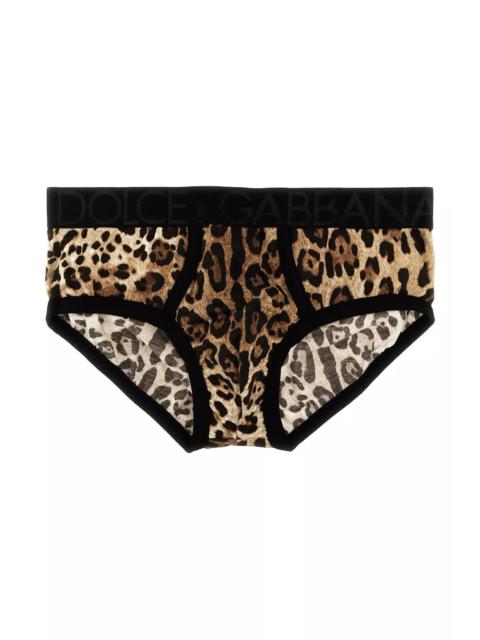 Dolce & Gabbana Men Animal Print Brief