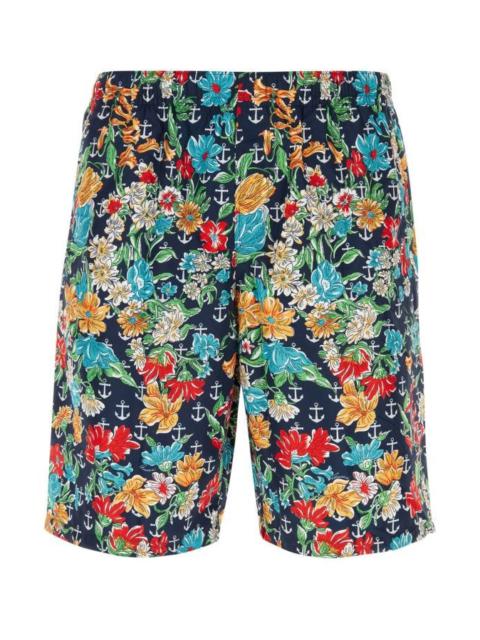 Gucci Man Printed Polyester Swimming Shorts