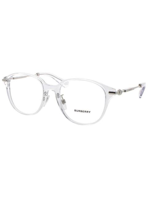 Burberry Burberry Ladies Transparent Rectangular Eyeglass Frames 0Be2412D