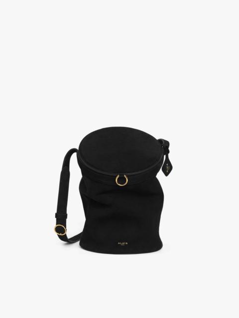Alaïa LA CANETTE MEDIUM BAG IN SUEDE GOATSKIN