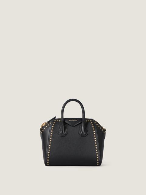 Givenchy MINI ANTIGONA BAG IN BOX LEATHER WITH STUDS DETAIL