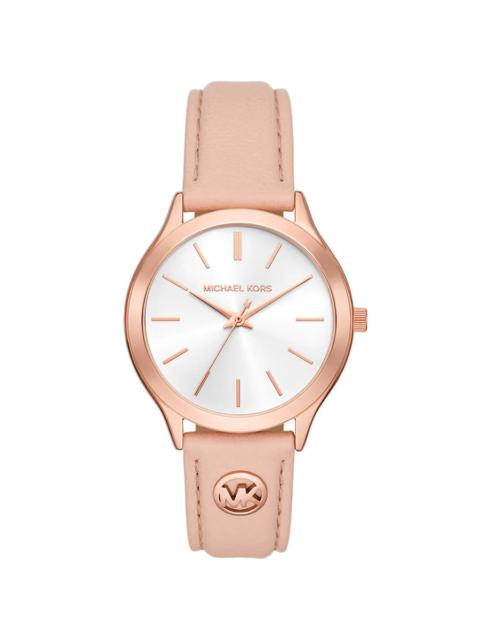 MICHAEL KORS Michael Kors Slim Runway White Dial Ladies Watch MK7545