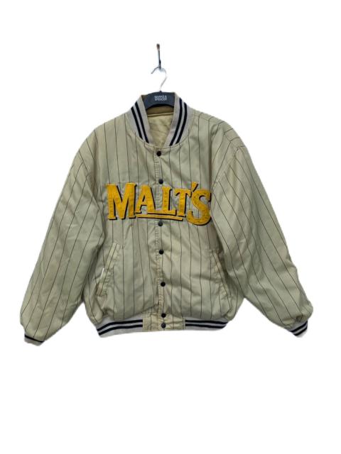 Other Designers MLB × NBA - VINTAGE MALTS VARSITY JACKET, REVESIBLE JACKET