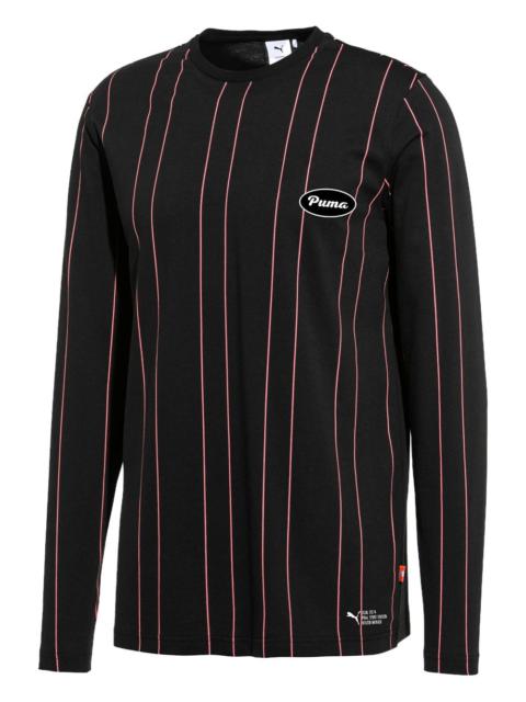 PUMA x Big Sean striped long-sleeve T-shirt