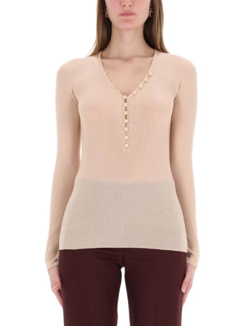 Chloé Chloé Women Ribbed Knit With Buttons