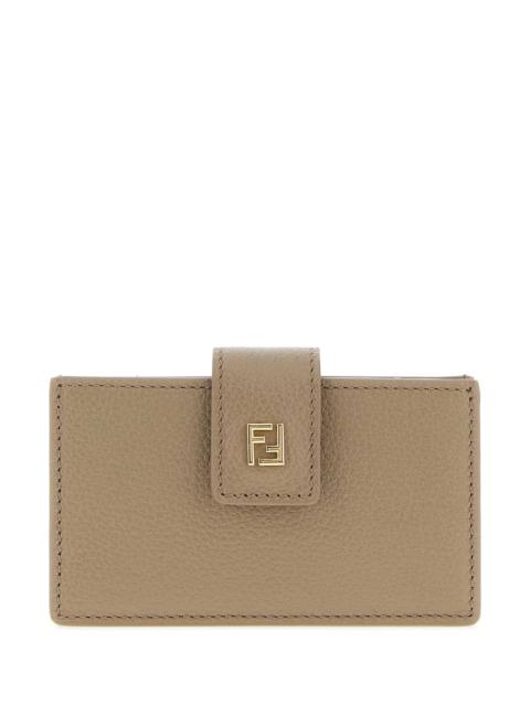 FENDI Fendi Women Dove Grey Card Holder