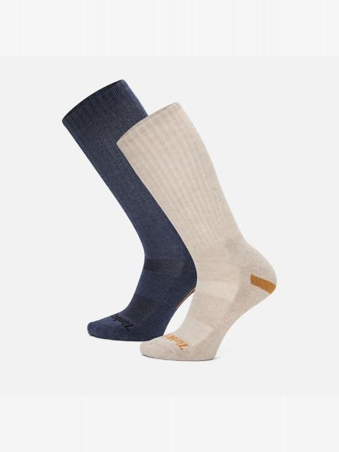Timberland Richford 2-Pack Half Cushion Crew Sock