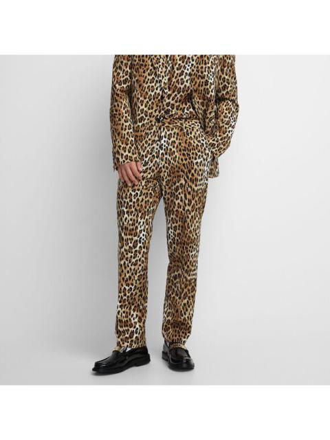 Moschino BNWT AW24 MOSCHINO LEOPARD PANTS 50