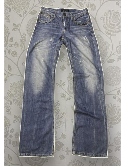 Other Designers Japanese Brand × Vintage - FLARE SWELL DENIM DISTRESSED BUTTONS JAPAN