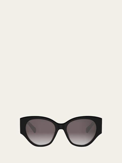 CELINE Maxi Triomphe Acetate Butterfly Sunglasses