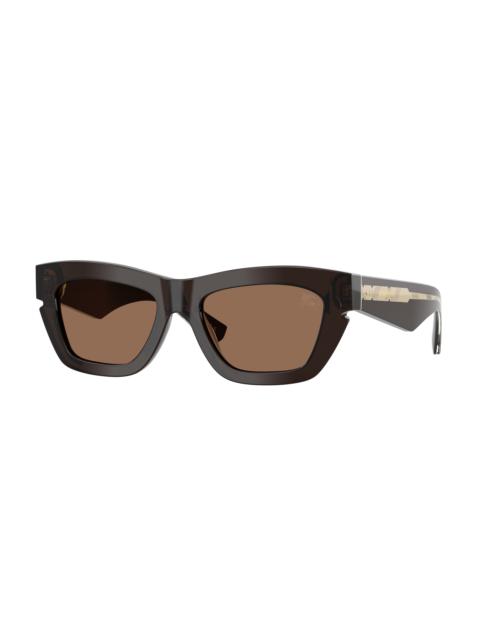 Burberry Burberry Brown Cat Eye Ladies Sunglasses BE4454F 411673 51
