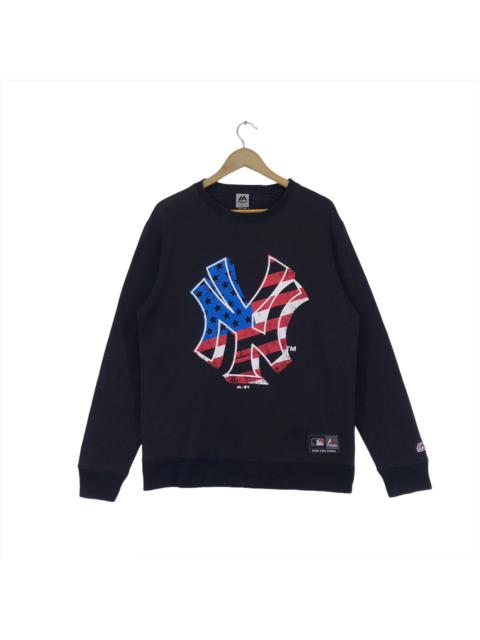 Other Designers Vintage - New York Yankees MLB Sweatshirt Big Logo Crewneck