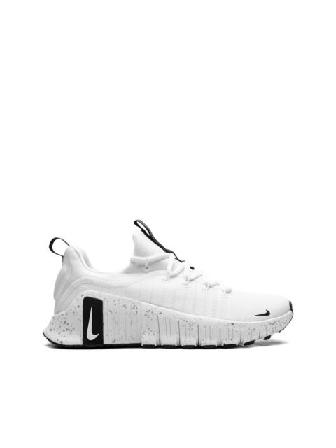 Free Metcon 6 "White/Metallic Silver/Light Smoke Grey/Black" sneakers