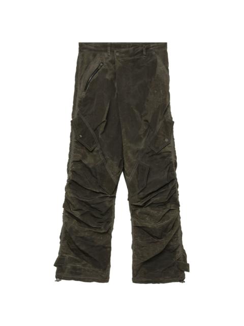 ruched trousers
