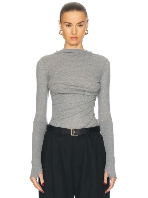 Enza Costa Cashmere Twist Top