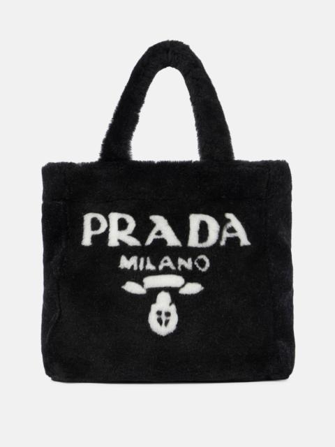 Prada Medium shearling tote