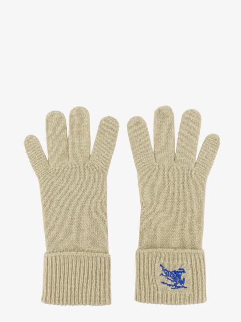 Burberry Man Gloves Man Green Gloves