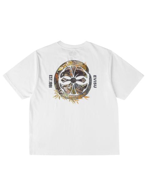 EVISU Bamboo Embroidery Scenic Kamon T-shirt