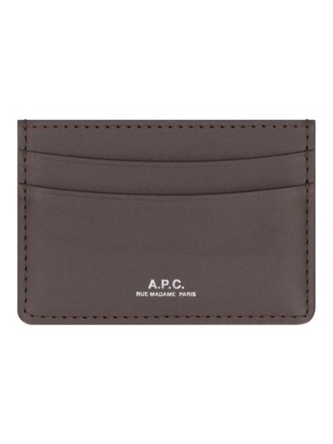 LEATHER CARD HOLDER WITH FOUR SLOTS