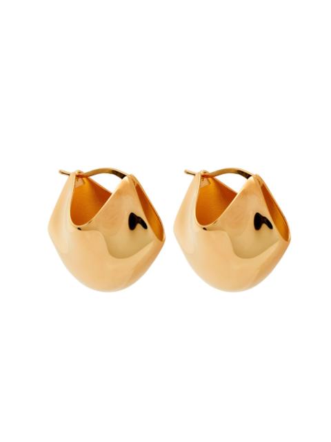 KHAITE Khaite Lotus Medium 18kt Gold-plated Earrings